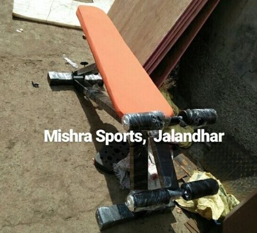 Mishra Sports Mild Steel Ab Crunch Bench, for Gym, Length : 5 feet