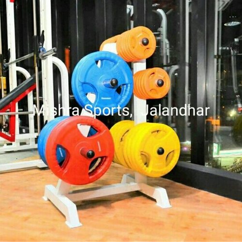 Mild Steel Gym Weight Plate Rack