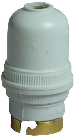Plastic Pendant Bulb Holder, Color : White