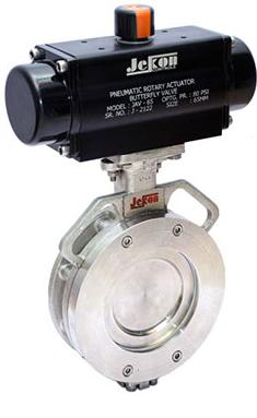 Pneumatic Actuator Operated Butterfly Valve