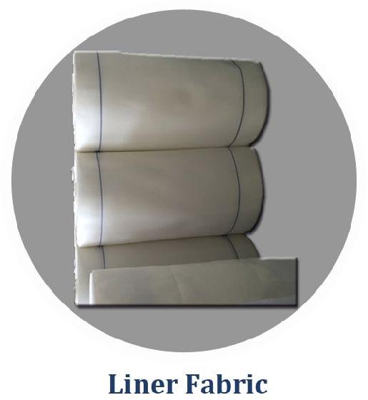 Plain Polyester Liner Fabric, Color : White