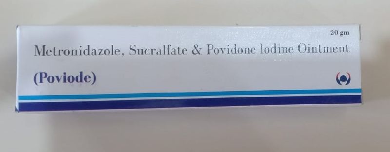 Metronidazole, Sucralfate & povidone Iodine ointment : Poviode