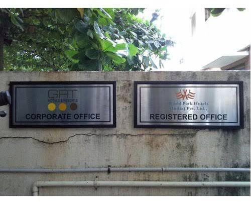 Stainless Steel Sign Board