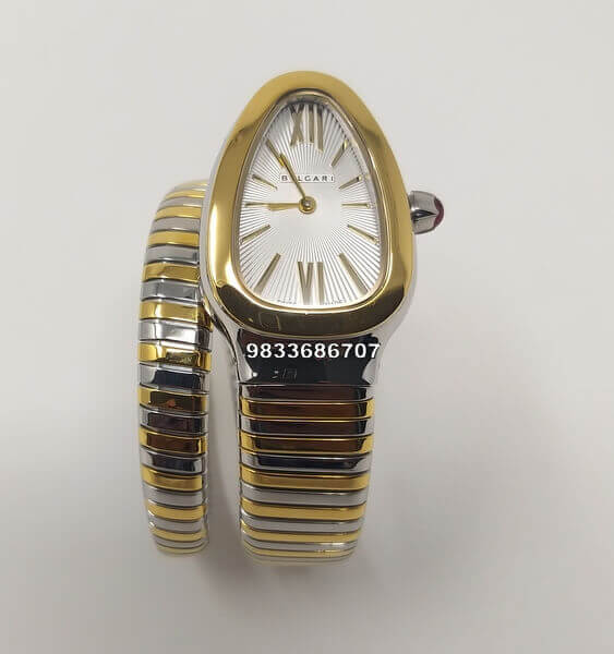 Bvlgari Serpenti Dual Tone White Dial Women’s Watch