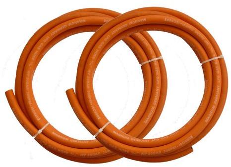 LPG Rubber Tube, Color : Orange