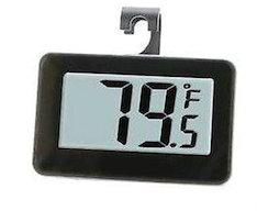 Fridge Thermometer, Color : black