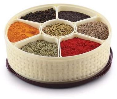 Plain Plastic Spice Box, Feature : Durable, Light Weight