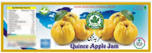 Valley Food Quince Apple Jam, Packaging Size : 500gm