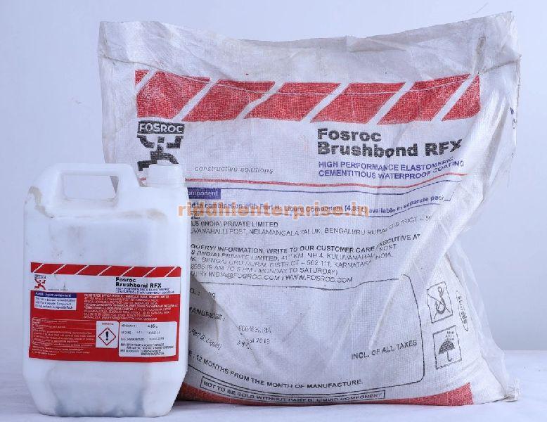 Fosroc Brushbond RFX Elastomeric Cementitious Coating, for Waterproof, Form : Powder
