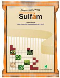 Sulfam Sulphur 80% WDG Fungicide