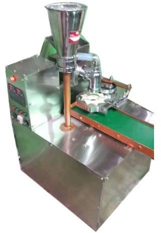 Stainless Steel Automatic Momo Making Machine, Capacity : 2000pc per hour.
