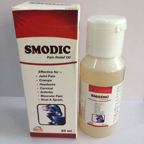 Smotec Pharmaceuticals Ayurvedic Pain Relief Oil, Packaging Size : 60 ml