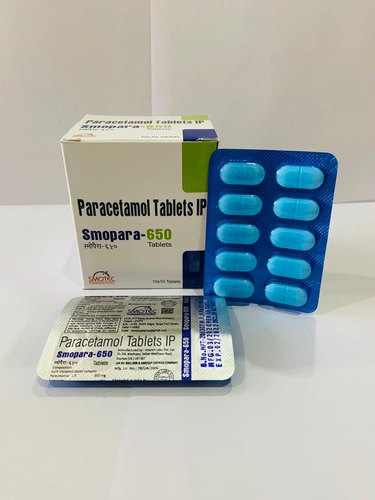 Smopara 650 Paracetamol Tablet, Medicine Type : Allopathic