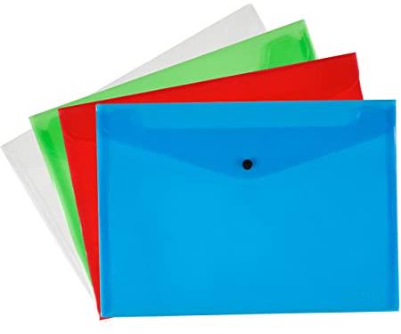 Rectangular Plastic A4 Polypropylene Folder, for Keeping Documents, Size : A/4