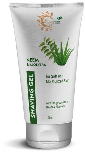 Private Label Aloe Vera Shaving Gel, for Personal, Packaging Size : 120 ml