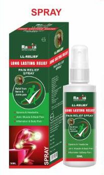 LL- RELIEF / Pain Relief Spray, Shelf Life : 2years