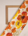 Floral Digital Print Mashru Silk Fabric
