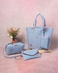 Cotton Upcycled Stripes Bags