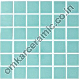 23x23mm Plain Green Series Swimming Pool Tiles