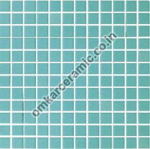 48x48mm Crackle Green Series Swimming Pool Tiles