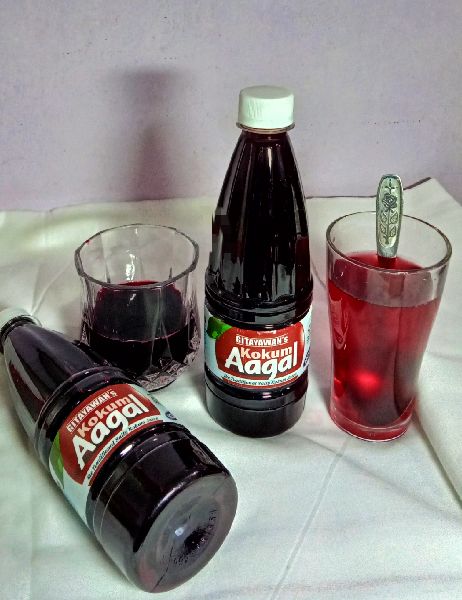 Concentrated Kokum Aagal (Salty Kokum Juice), for Drinking, Ingredient, Form : Liquid