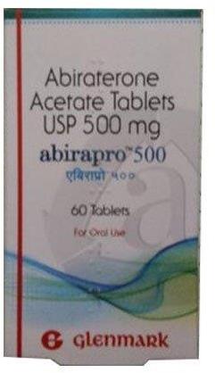 Abirapro 500mg Tablets, Packaging Size : 60 Tablets/bottle