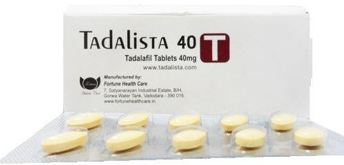 Tadalista 40mg Tablets