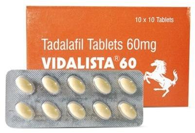 Vidalista 60mg Tablets, Packaging Size : 10*10 per Box