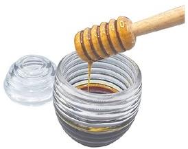 5 Inch Wooden Honey Dipper, for Home, Color : Natural