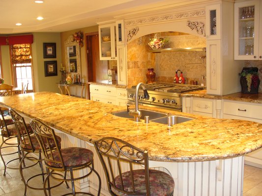 Marble Kitchen Countertops, Feature : Fine Finished, Optimum Strength, Shiny Looks, Stain Resistance