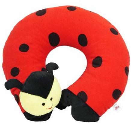 Beetle Neck Support Cushion, Color : Red