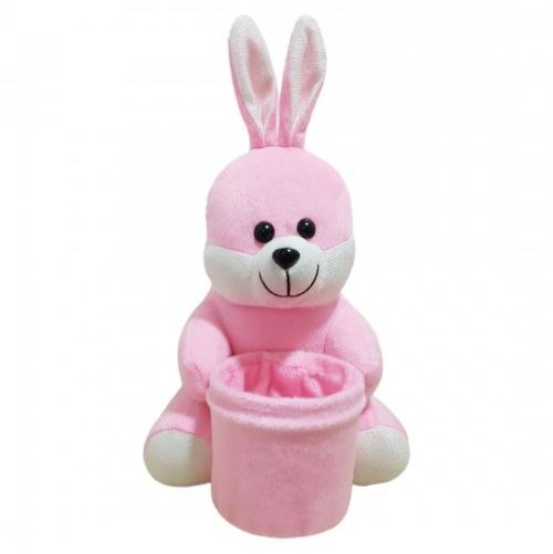 Bunny Pen Stand Holder, Color : Pink