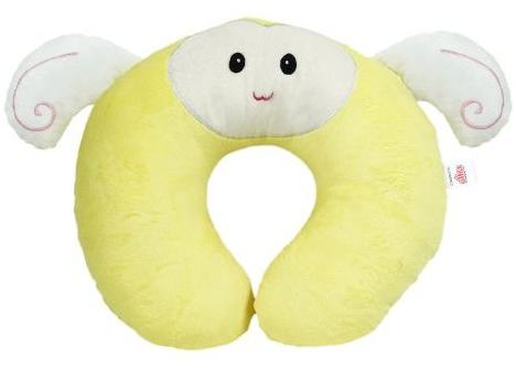 Butterfly Neck Support Cushion, Color : Yellow