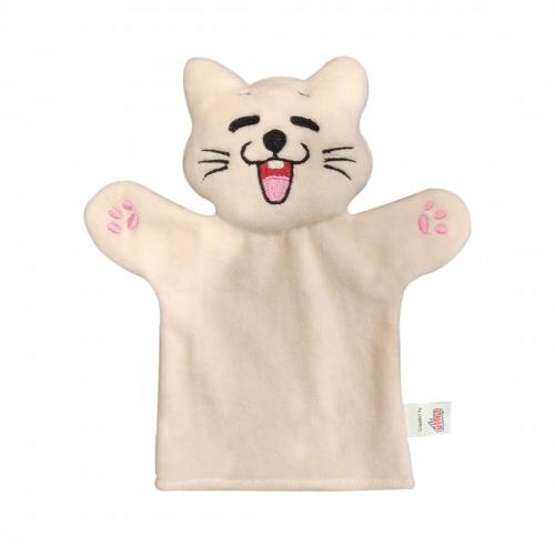 Cat Long Sleeves Hand Puppet, Color : Peach