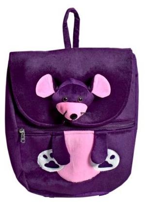 Plush Mouse Stuffed School Bag, Size : 14 Inch