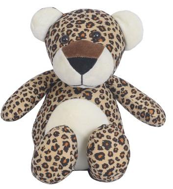 Wild Leopard Stuffed Soft Toy, Color : Multicolour