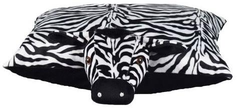 Zebra Folding Stuffed Soft Cushion, Feature : Washable, skin friendly non-toxic