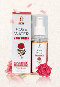 HAGP Rose Water Skin Toner, for Facial Cleanser, Form : Liquid