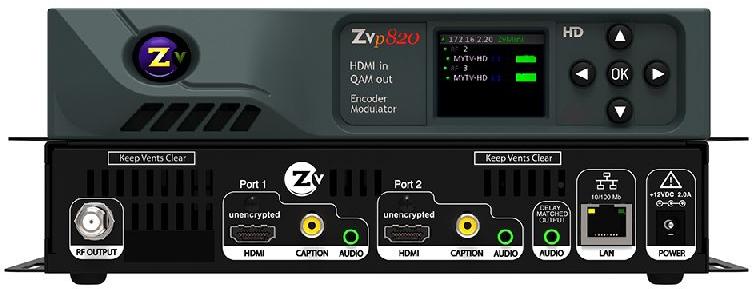 ZeeVee ZvPro810 HD Video Distribution QAM Modulator Over COAX 1080p