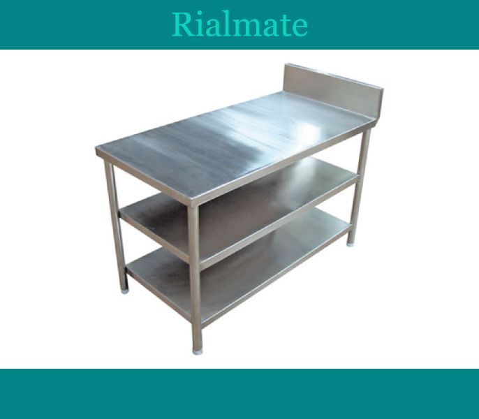 Rectangular Steel Polished Masala table, for Restaurant, Hotel, Commercial Kitchen, Table Width : 2-4