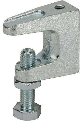 Threaded Coated Flange Beam Clamp, for Industry Use, Fittings Use, Packaging Type : Carton