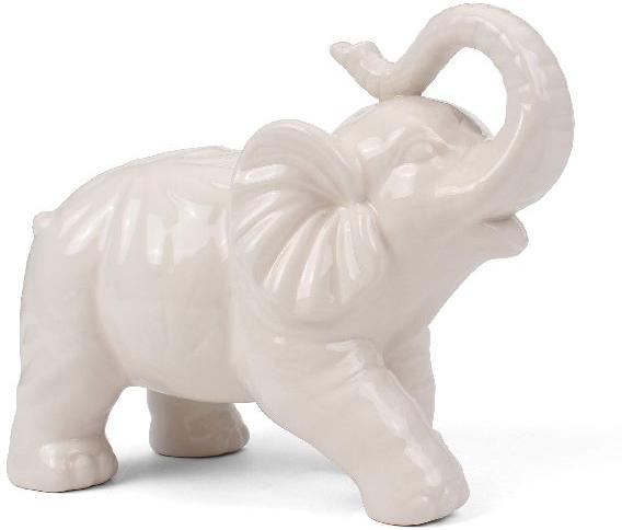 Ceramic Elephant Statue, for Garden, Home, Office, Shop, Decoration, Pattern : Non Printed, Printed