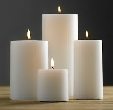 Round Polished Paraffin Wax Pillar Candles, for Lighting, Decoration, Technics : Machine Made