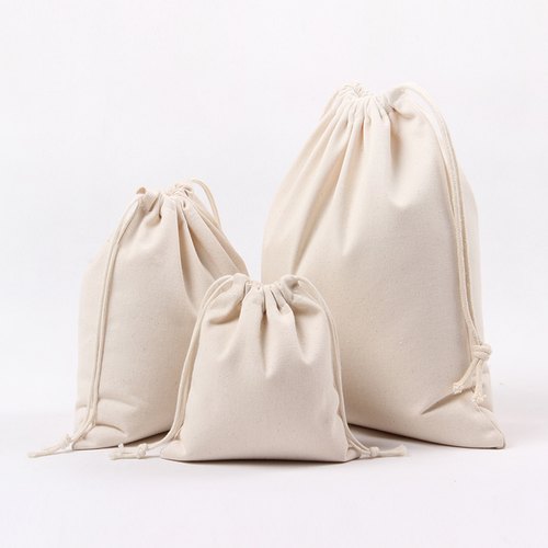 Micasa Decor Plain Cotton Laundry Bags, Feature : Easy Folding, Eco-Friendly