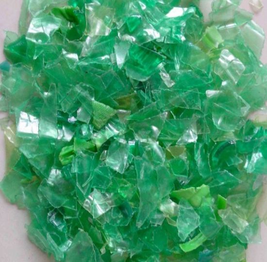 Green PET Bottle flakes, for Plastic Recycle