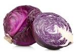Round Organic Fresh Red Cabbage, for Cooking
