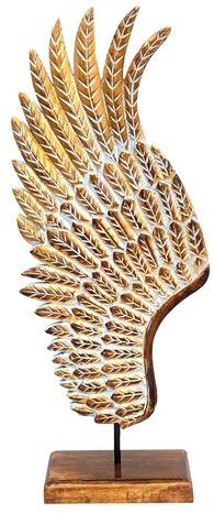 Wooden Angel Wings, Color : Golden