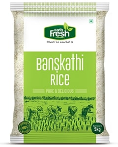 Earth Fresh Banskathi Rice, Color : White