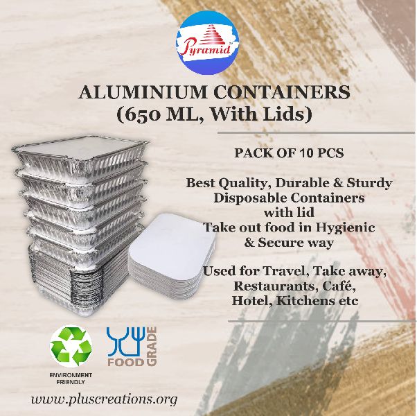 aluminum container