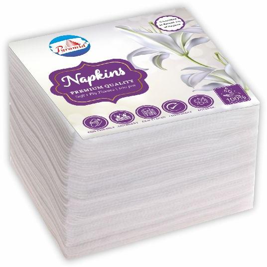 PYRAMID Napkin Plain (pack of 6) 100 sheets